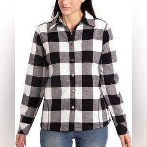 Orvis women’s fleece lined flannel jacket shirt, orvis women's flannel XS NWT